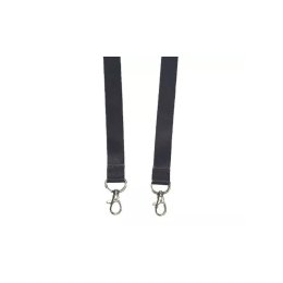 dual clip recycled material lanyard