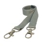 grey double clip lanyard