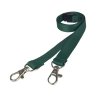 racing green double clip lanyard