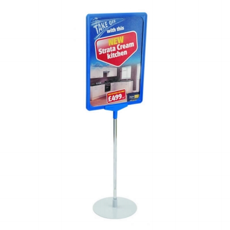 showcard sign stand round base