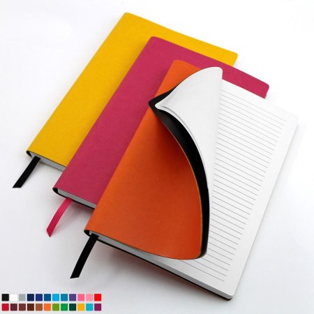 0010129 a5 flexi notebook in a choice 20 colours of vegan belluno