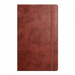 novara flexible cover notebook chestnut