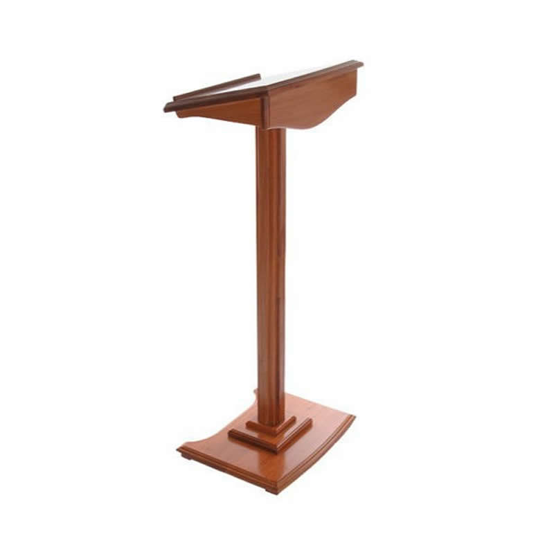 Traditional Wooden Lectern Mahogany Finish