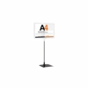 a4 poster display stand adjustable height white 2