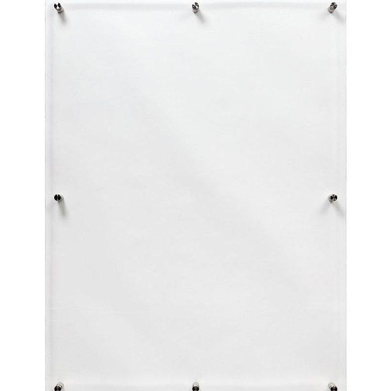 Wall Mounted Acrylic Panel Poster Display A1 Size