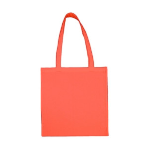 Coloured Cotton Long Handled Bag | minimum order 25 units