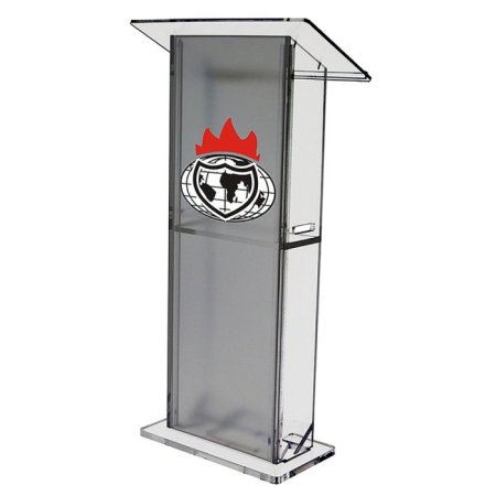 folding acrylic lectern