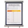 menu frame wall mounted small schedule notice