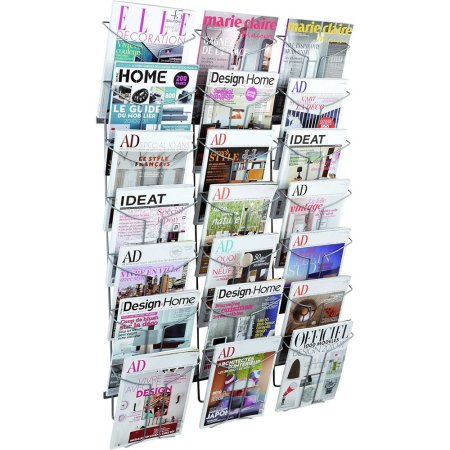 wire wall brochure rack