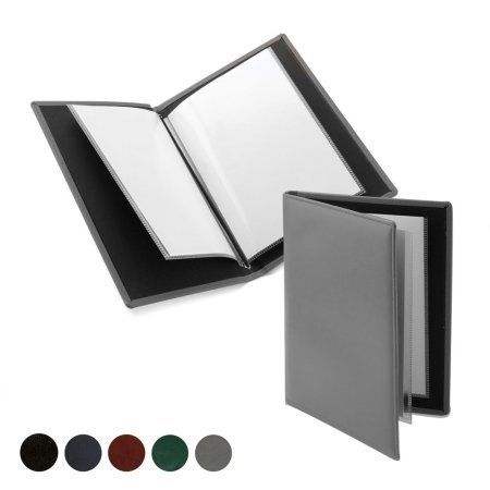 0009244 hampton leather a5 wine list or menu holder made in the uk in a choice of 5 colours 1