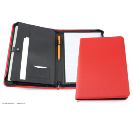 como a4 colours recycled a4 zipped portfolio