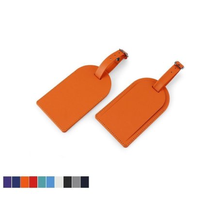 0010437 porto recycled small luggage tag in a choice of 13 colours