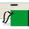 0006842 notebook style luggage tag in belluno a vegan coloured leatherette with a subtle grain