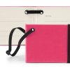 0006845 notebook style luggage tag in belluno a vegan coloured leatherette with a subtle grain