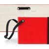 0006861 notebook style luggage tag in belluno a vegan coloured leatherette with a subtle grain