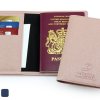 0008948 deluxe passport wallet in a choice of 4 colours in textured vegan saffiano