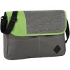 messenger bag green trim